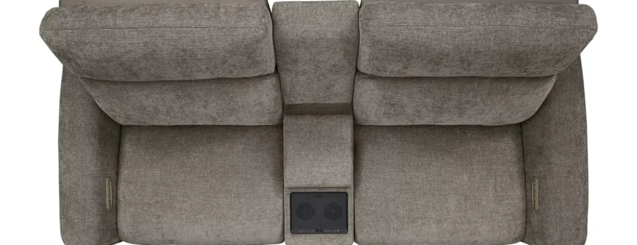 Century Power Loveseat with Audio Console