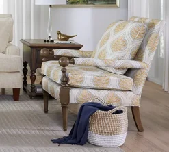 Elise Wooden Accent Chair