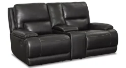 Haven Manual Reclining Loveseat with Console