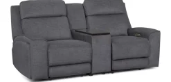 Micah Power Loveseat with Console
