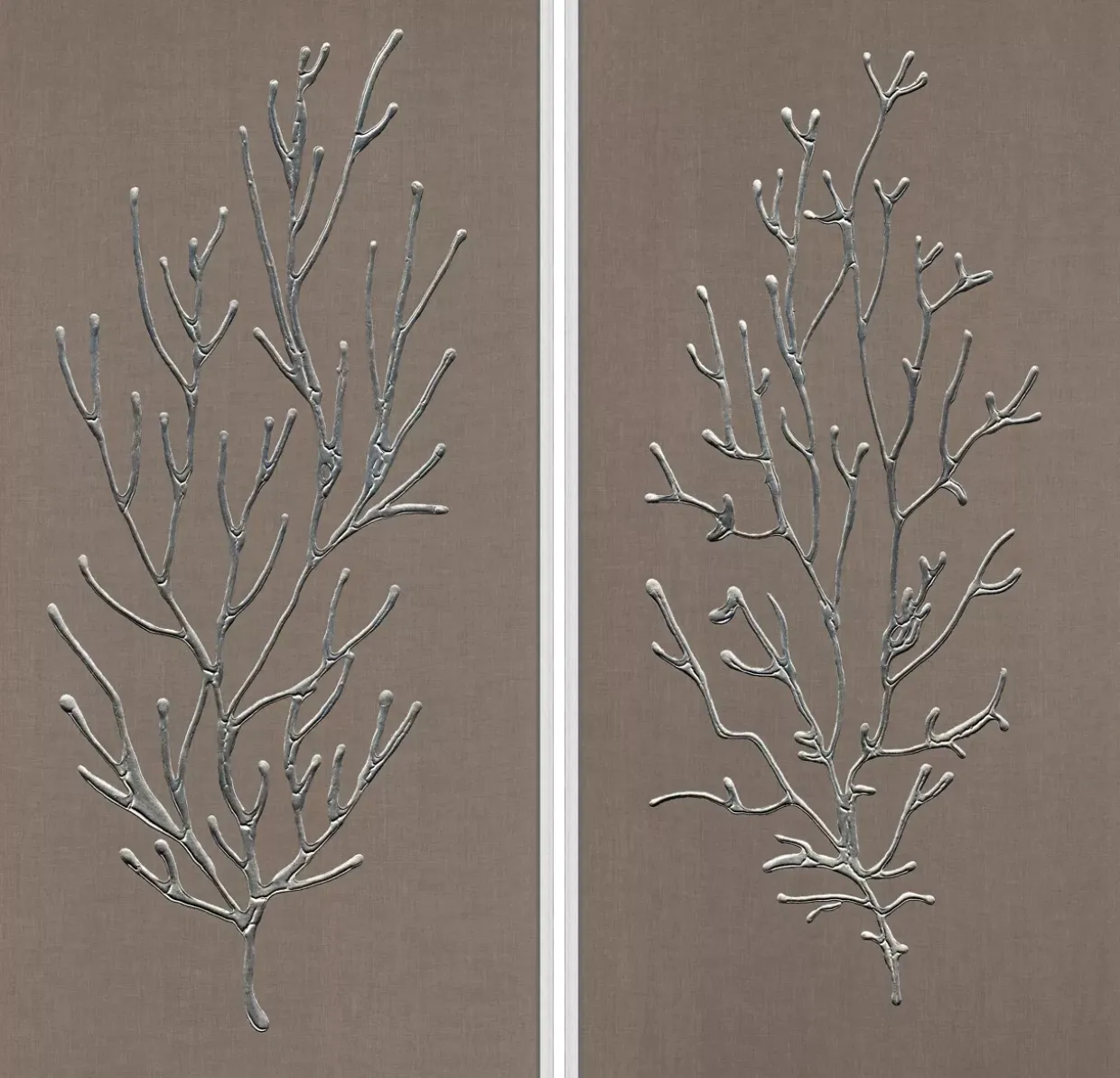 Pewter Reef Wall Decor