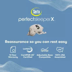 Serta® Perfect Sleeper X™ Hybrid Prescott Plush Tight Top Mattress