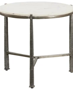 Vaughn Marble Top End Table